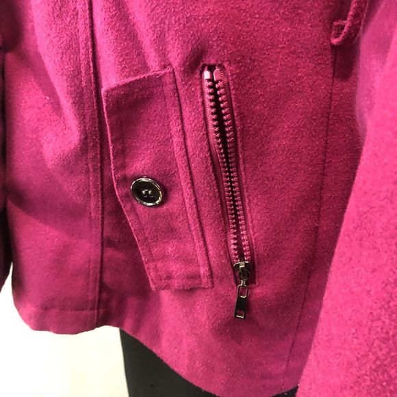 Bongo Jacket Women's Sz M Pink with  Blend Button Front - Picture 8 of 16